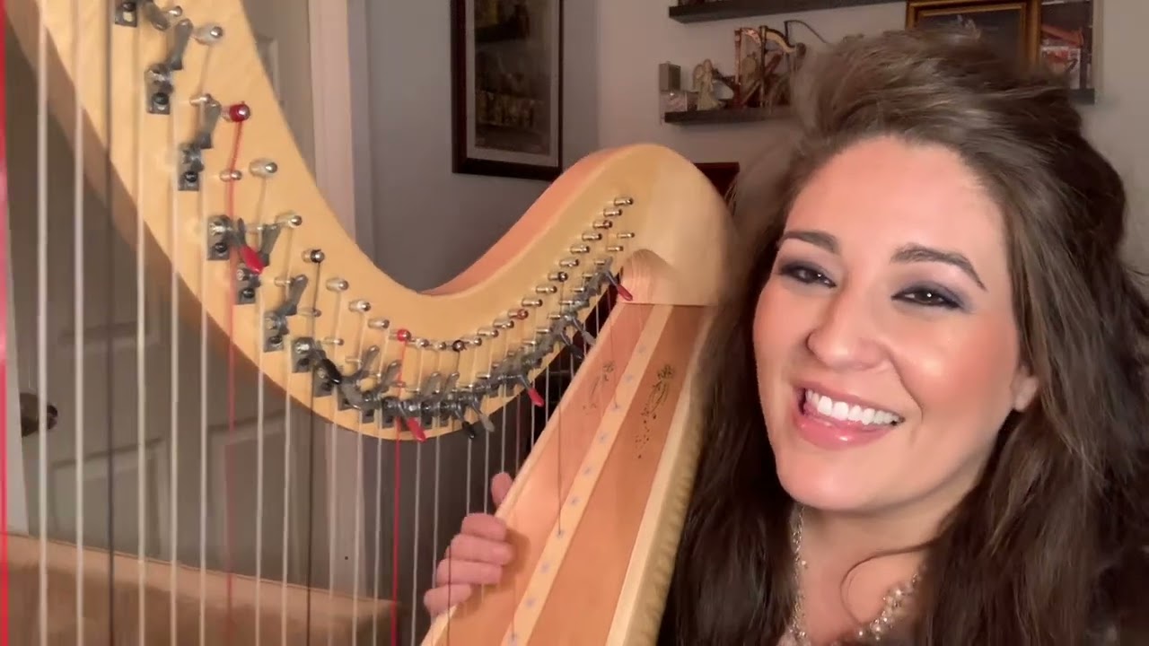 Free Online Harp Lesson (Teaching you how to play the harp Tuesdays) KRISTEN GIBBS “two fingers”