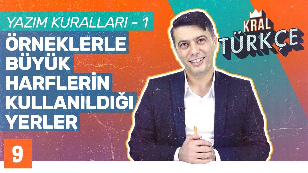 Yazım Kuralları - 1: Büyük Harflerin Kullanıldığı Yerler | Mustafa Kara ile 8. Sınıf Türkçe #9