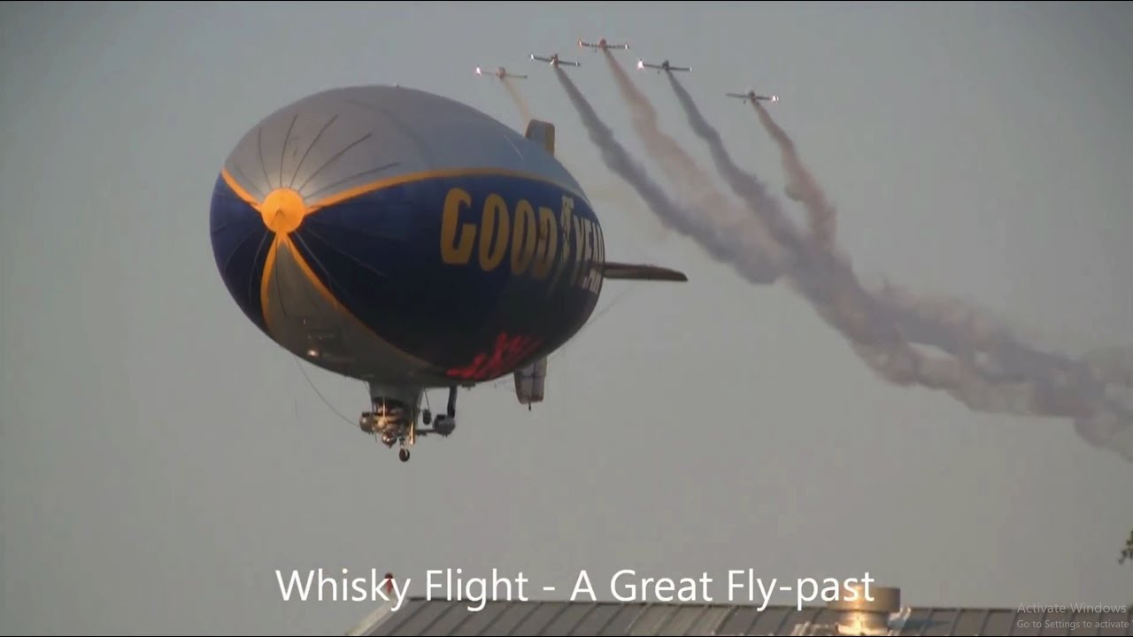 Goodyear Blimp at Spruce Creek Fly-in - What a Great Sight - Subscribe Now