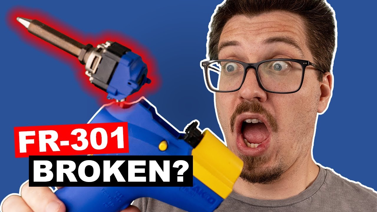 Replacing Hakko FR-301 Shell - Fixing my broken desoldering tool!