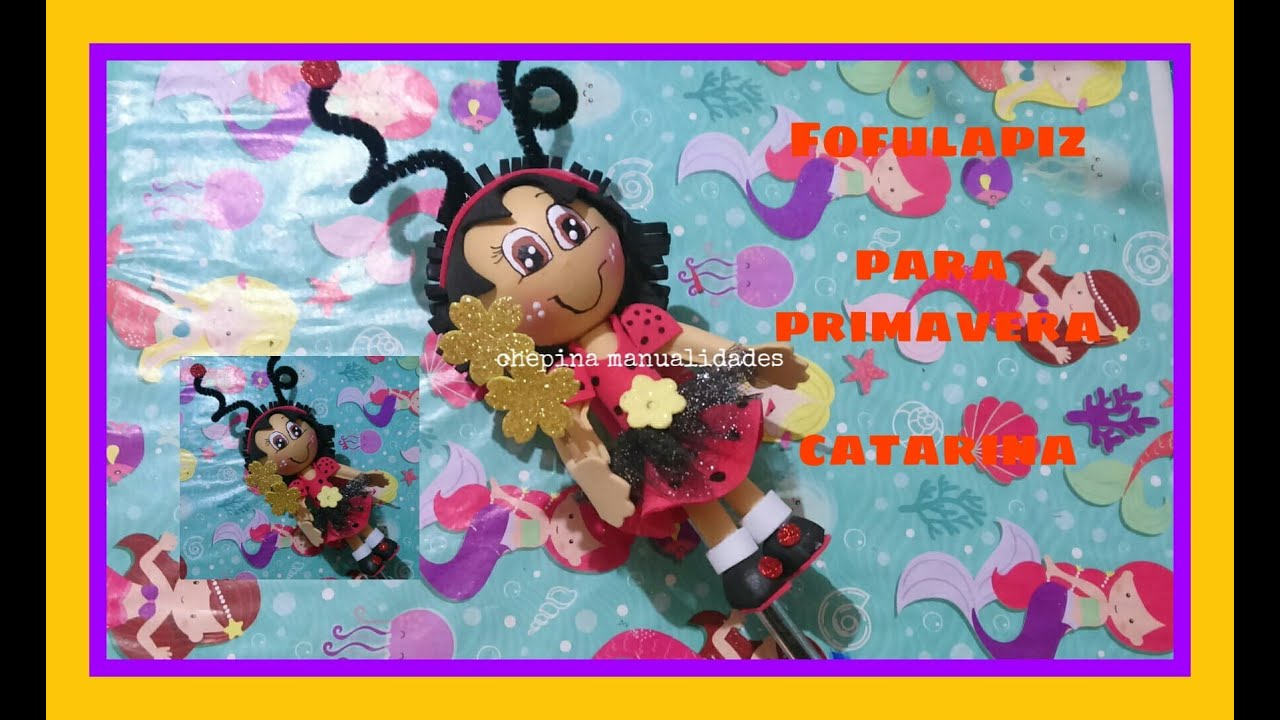 fofulapiz para primavera/ chepina manualidades