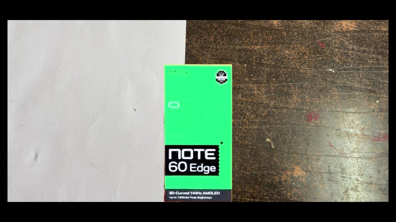 Infinix Note 60 Edge 5G Unboxing And quick Look 