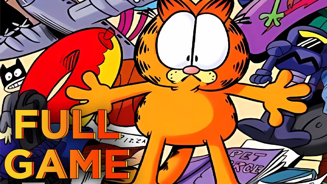Garfield (2004) (PS2) | FULL walkthrough, gameplay, movie (No Commentary)
