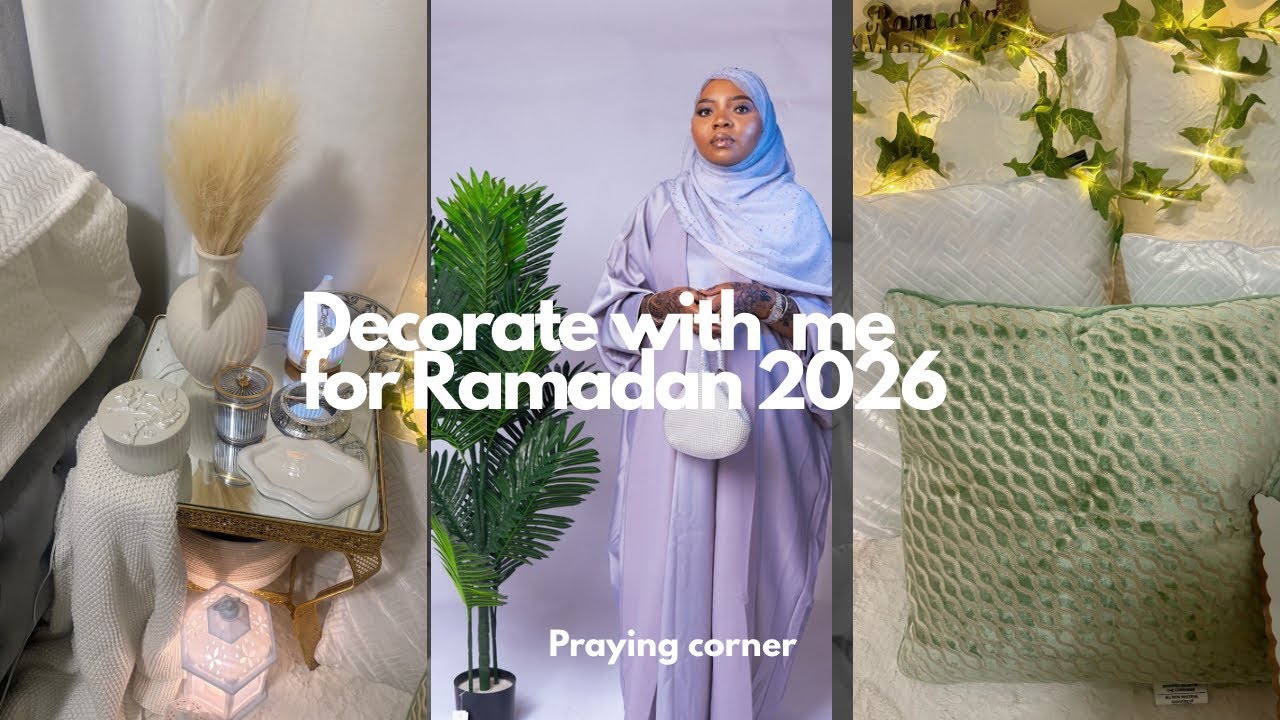 Decorate With Me For Ramadan 2026 | easy and elegant ideas |Ramadan decor ￼#ramadan #ramadan2026 