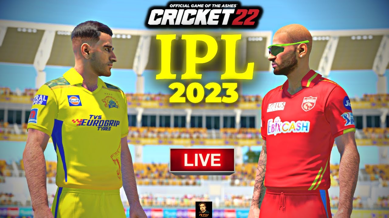 IPL 2023 CSK vs PBKS T20 Match - Cricket 22 Live - RtxVivek