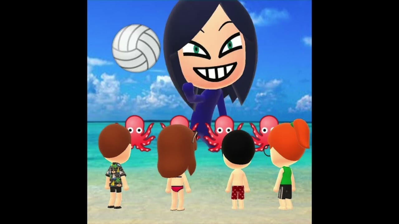 Mario Party Star Rush Blooper Bop recreated in Miitomo
