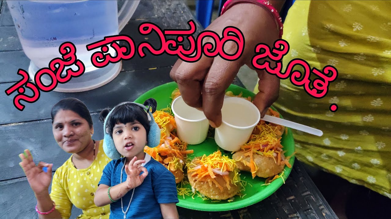 ಸಂಜೆ ಪಾನಿಪುರಿ ಜೊತೆ | Evening Panipuri Jothe Vlog | Street Food Fun 😋