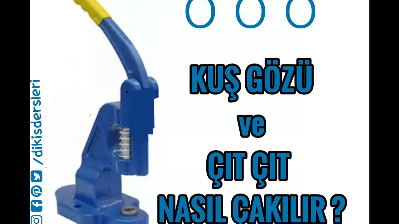ÇIT ÇIT ve KUŞGOZÜ NASIL TAKILIR ?