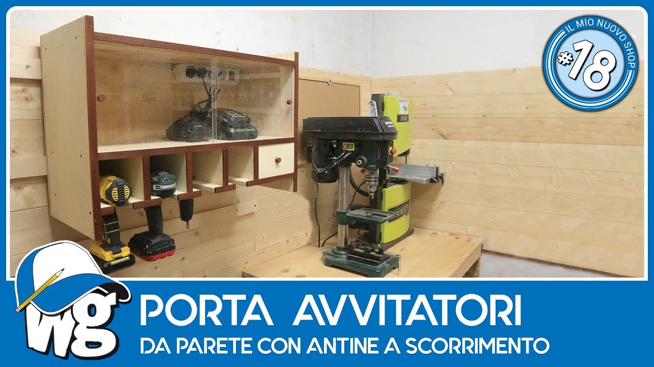 Porta avvitatori da parete