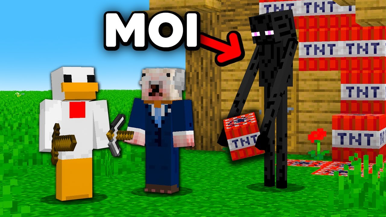 J'ai Secrètement infiltré leur Base en me Transformant en Mobs !