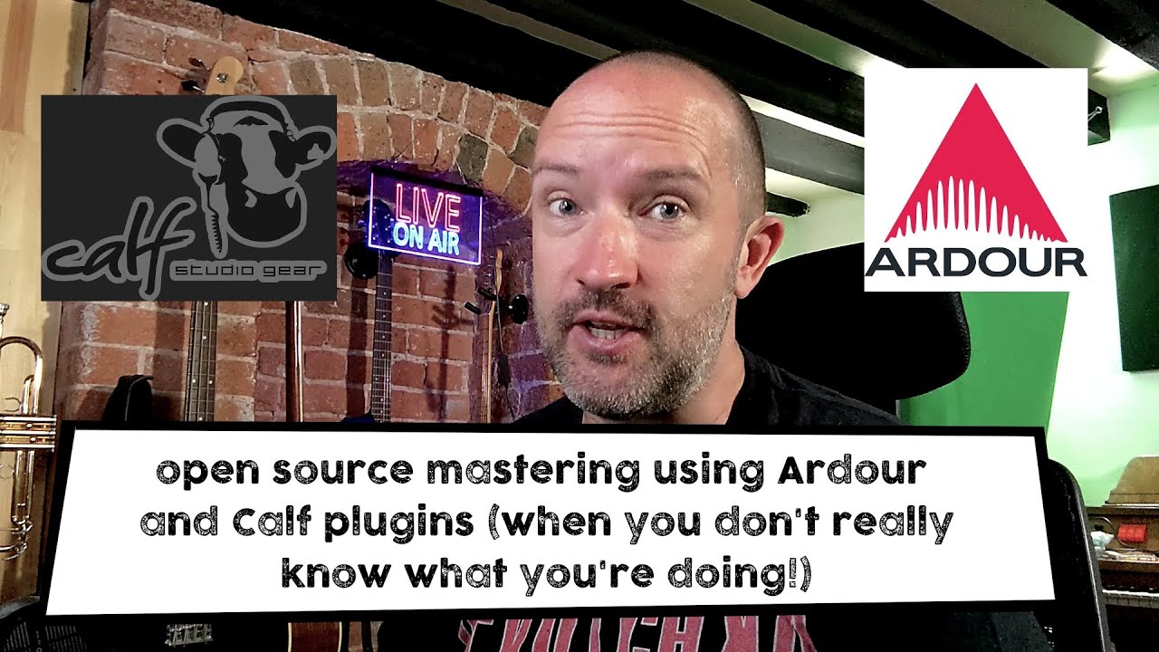 Mastering a song using open source software. Ardour and Calf plugins.