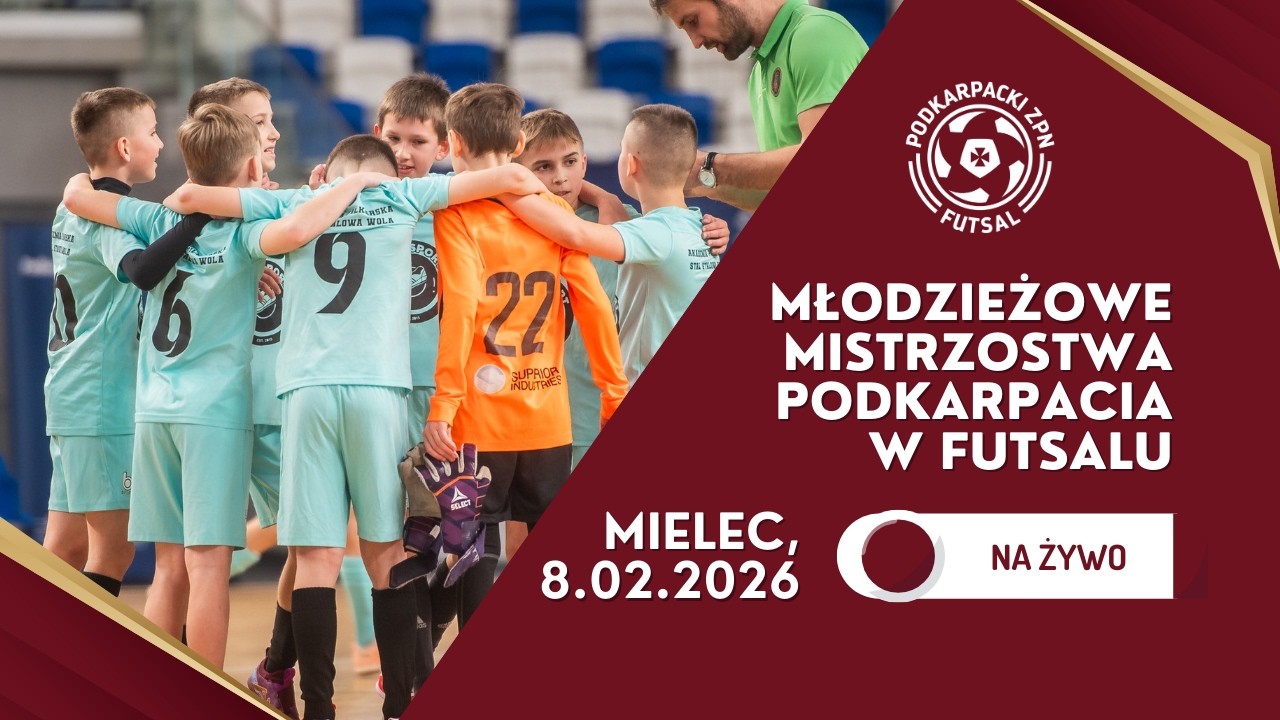 🔴[NA ŻYWO] MŁODZIEŻOWE MISTRZOSTWA PODKARPACIA W FUTSALU - HALA BOCZNA (2) - PODGLĄD