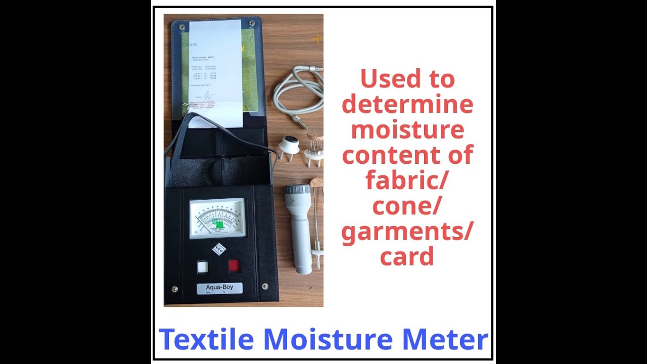Textile Moisture Meter-Aqua-Boy -Working video