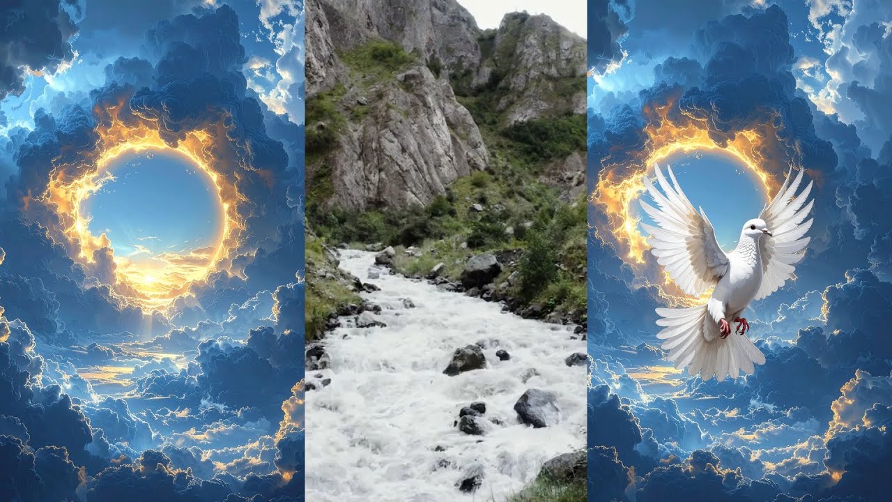 Dank der den Himmel öffnet