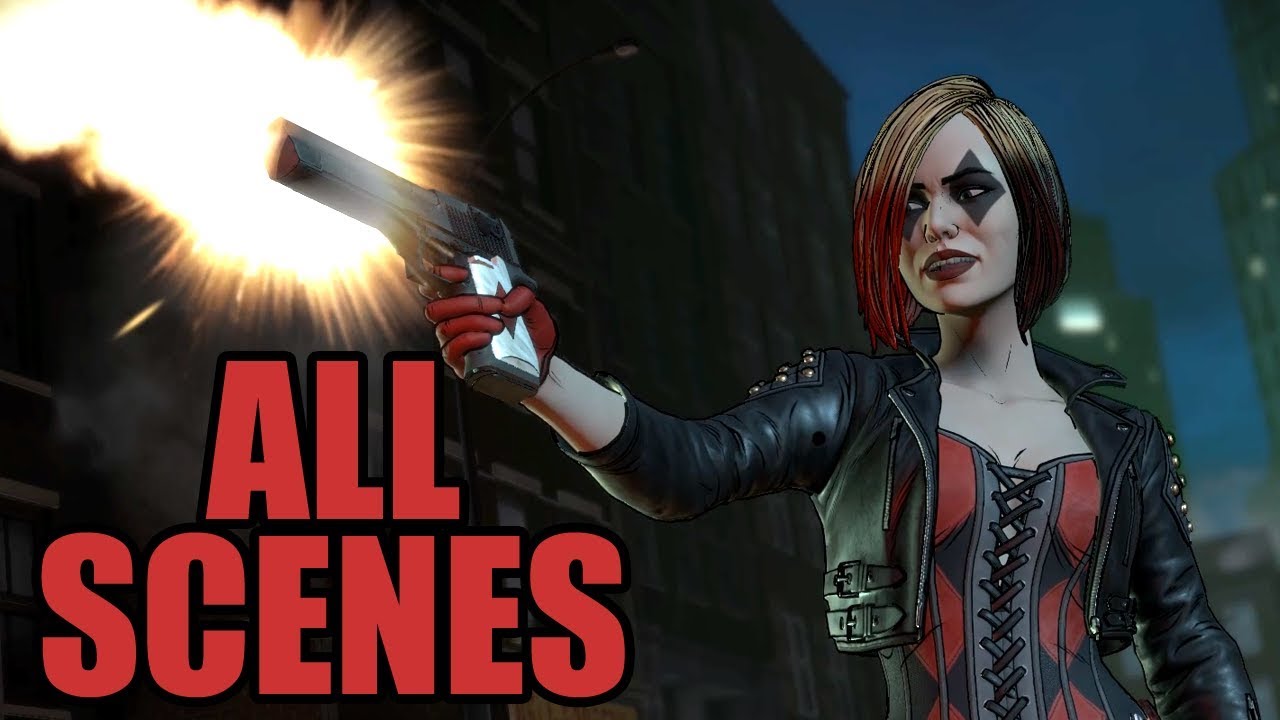 Telltale BATMAN The Enemy Within - All Harley Quinn Scenes