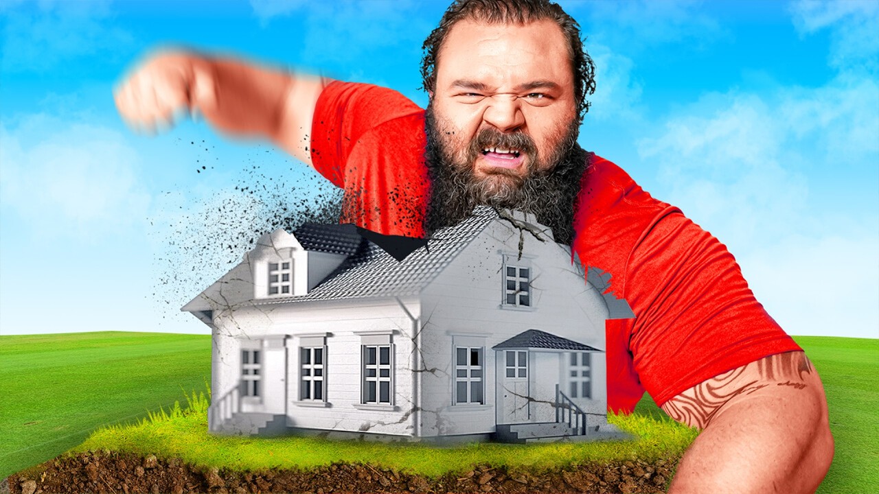 5 UNBREAKABLE Houses vs World’s Strongest Man!