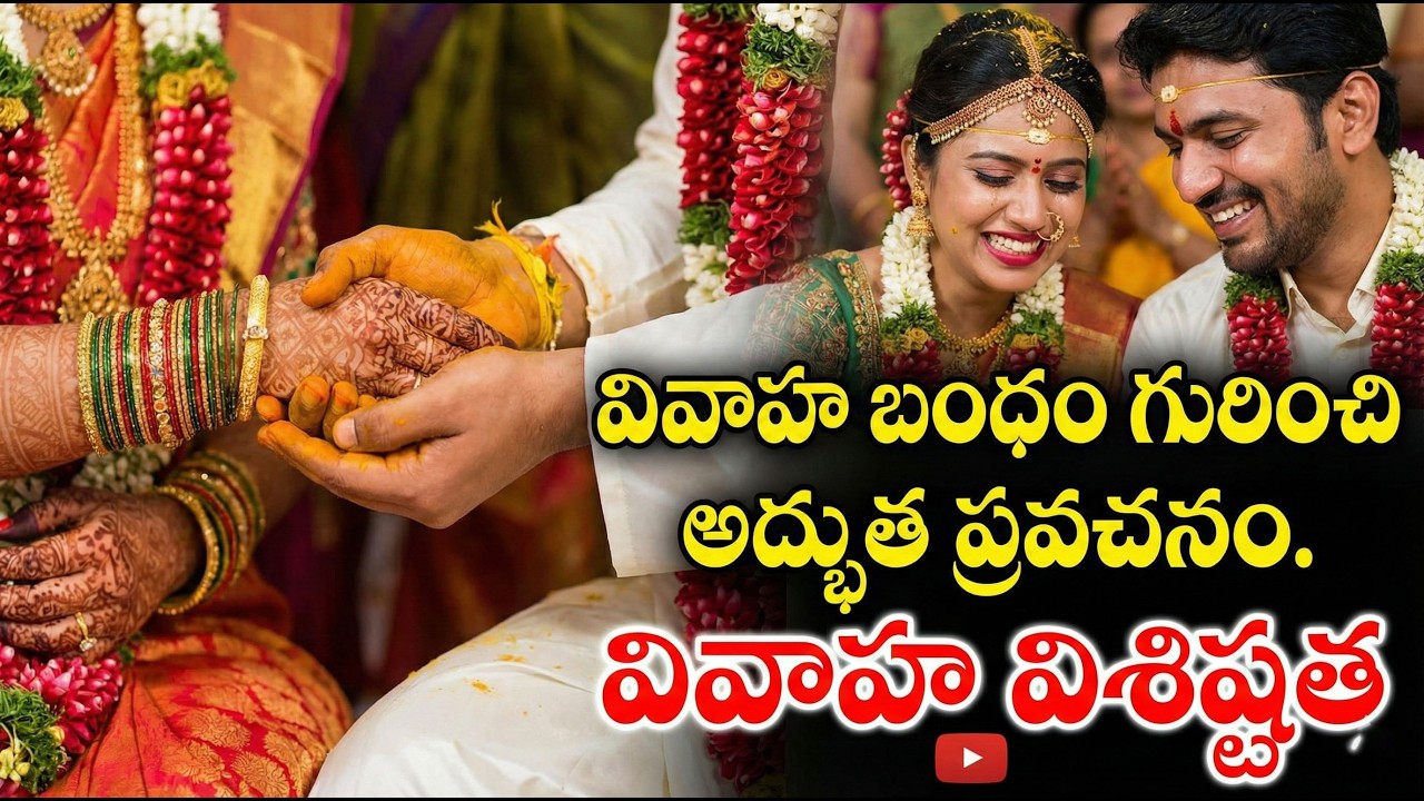 #వివాహ బంధం గురించి అద్భుత ప్రవచనం. వివాహ విశిష్టత.#chaganti