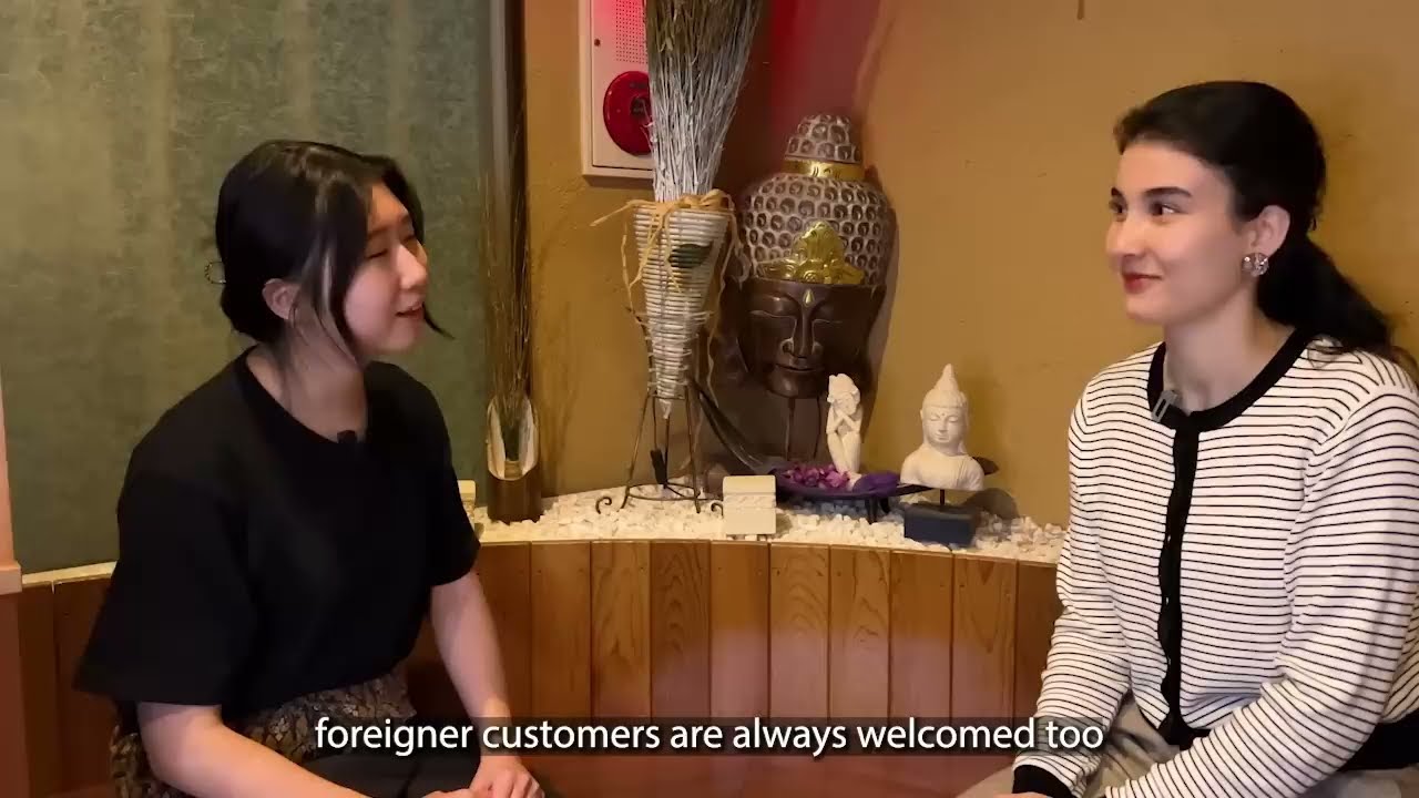 ASMR I got Migraine Healing Head SPA in Tokyo, Japan (soft spoken)