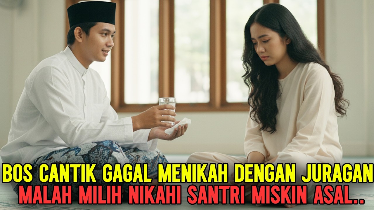 Gagal Dinikahi Putra Juragan Kaya, Bos Cantik Pilih Santri Miskin Jadi Suami Saat Terpuruk