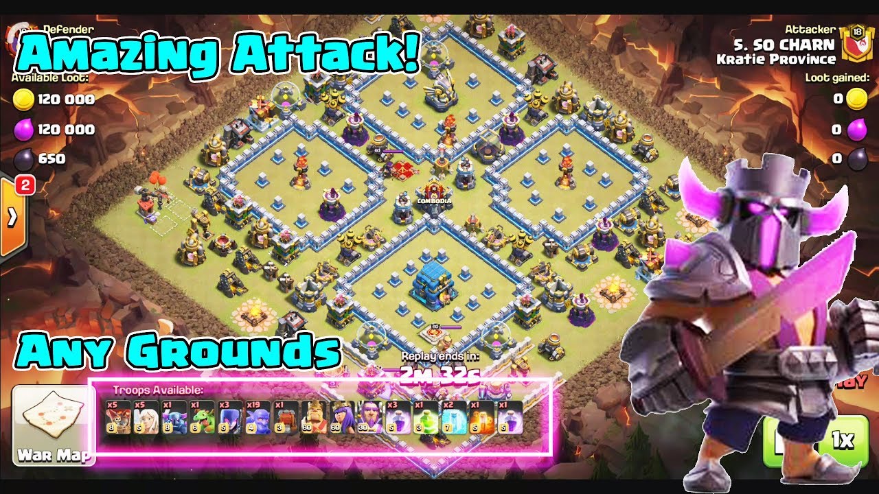 AMAZING ATTACK!! ANY GROUNDS - BOWIPE - PEBOBAT & MINERS ATTACK TH12 ( Clash of Clans )