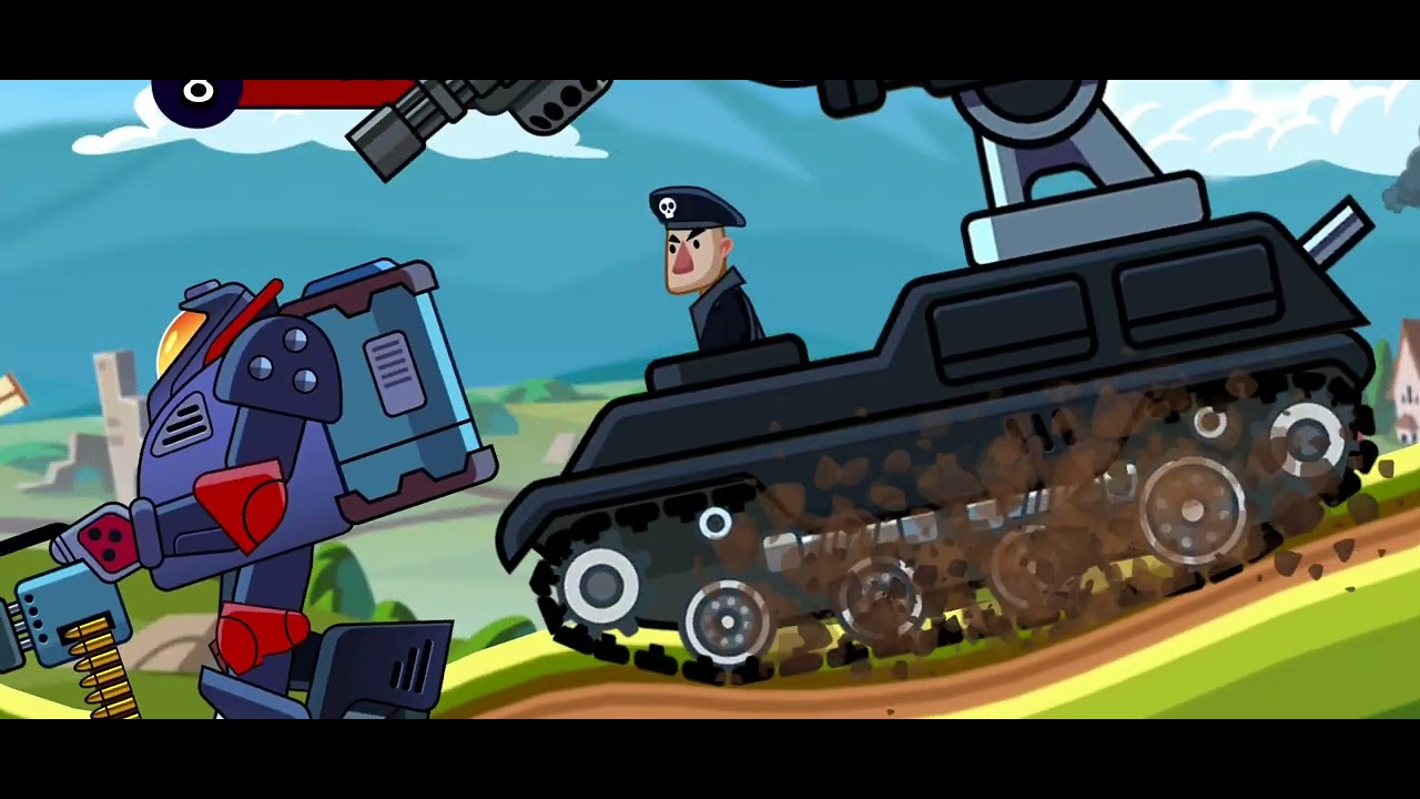 Upgraded Hills of Steel tank to the highest power in the game!