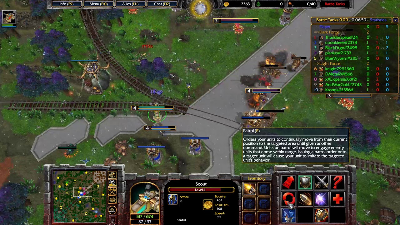 Warcraft 3 Reforged - Battle Tanks 9.09 (pvp 5 vs 5)