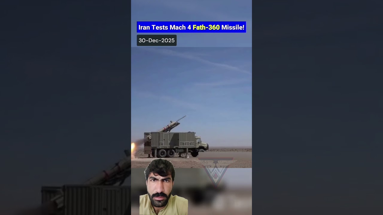 Iran Tests Fath-360 Tactical Missile