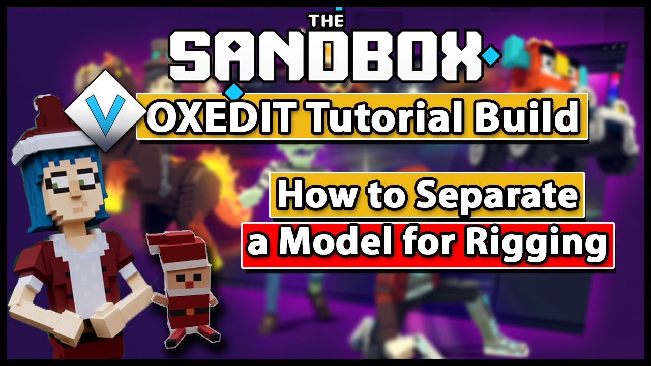 Voxedit Tutorial Build - Separate and Rig a Model in Voxedit | The SandboxGame