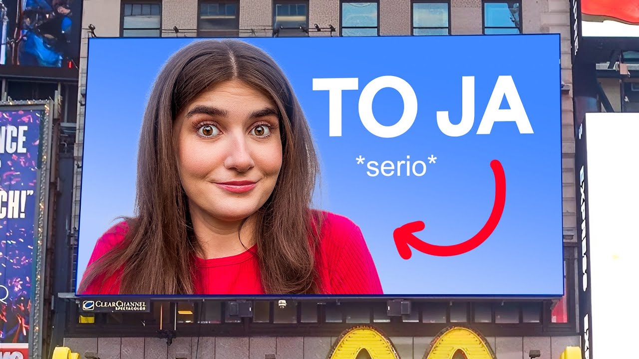 I bought a billboard in Times Square