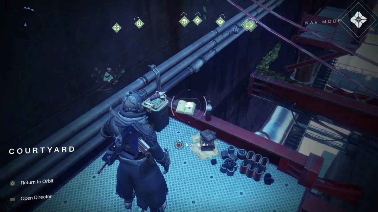 Ghost Scan - Tower, Courtyard (#3)