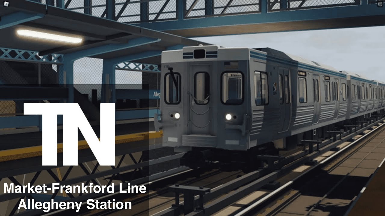 Roblox SEPTA | Market-Frankford Line Action at Allegheny Station