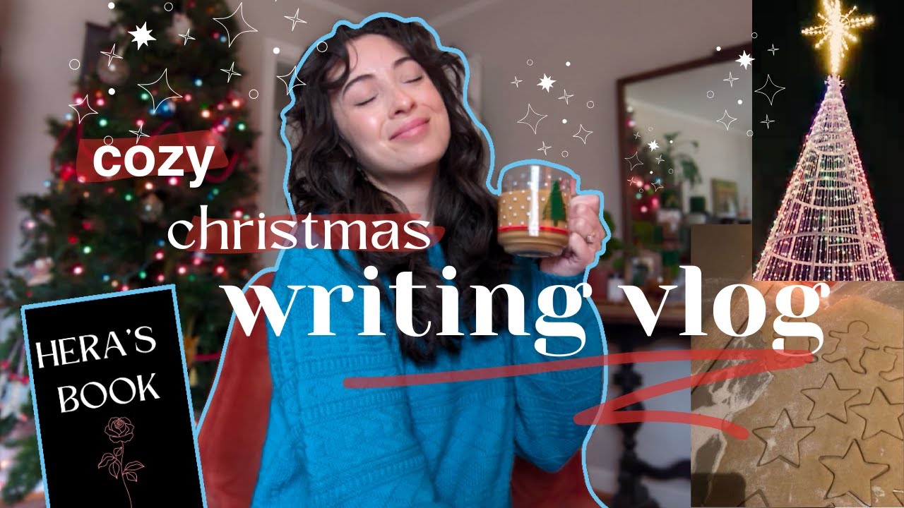 hitting my winter writing goals 🌲 a festive writing vlog! ❄️
