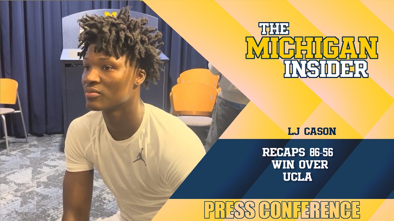 Michigan guard LJ Cason talks post win over UCLA