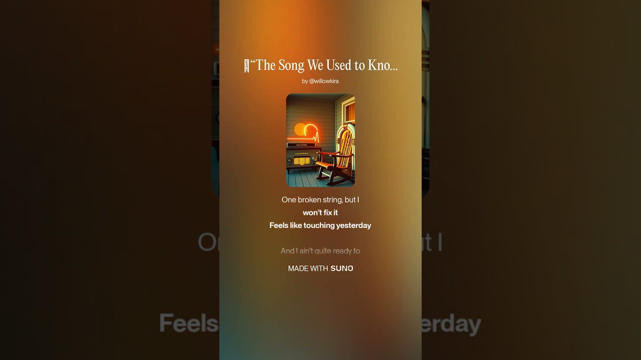 🎶“The Song We Used to Know”🎶