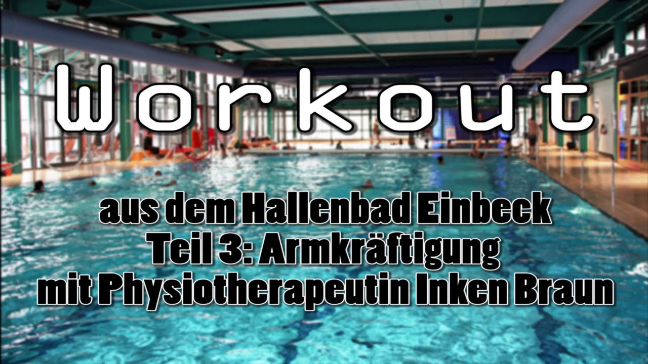 IMAGEVIDEO Workout aus dem Hallenbad Einbeck, Teil 3: Armkräftigung