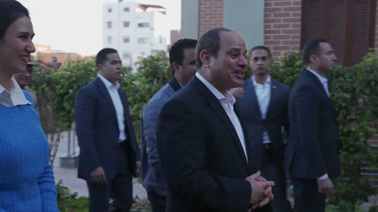 زيارة الرئيس عبد الفتاح السيسي لقرية الحصص في شربين بالدقهلية ضمن المشروع القومي #حياة_كريمة