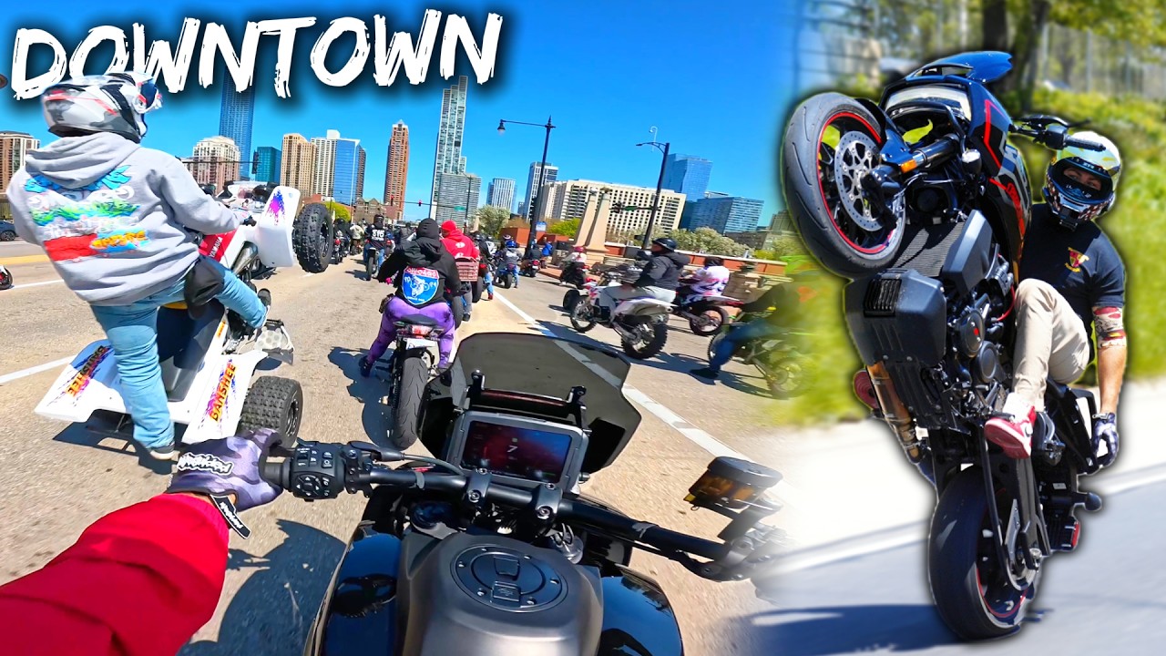 Battling Chicago Traffic on My BRAND NEW Pan America ST!