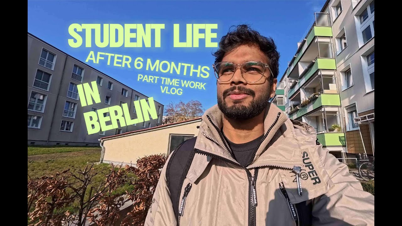 Student life in Berlin | Part time Workday Vlog | 6 months experience