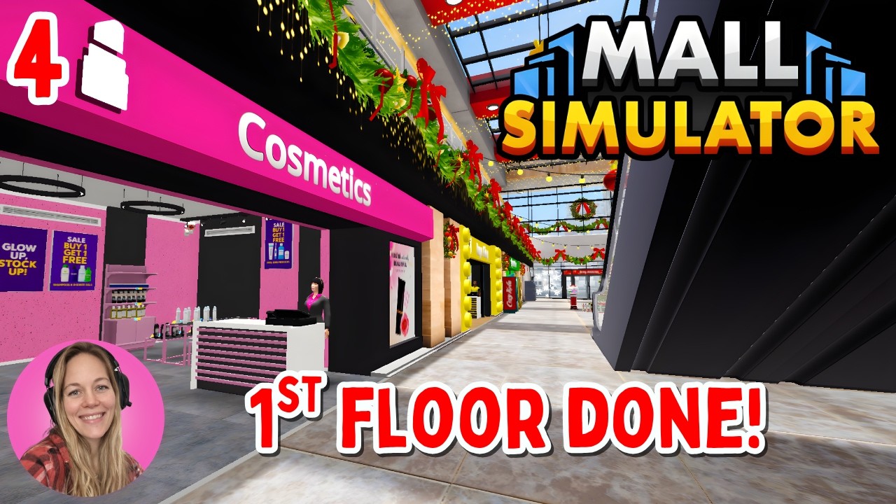 Downstairs is all opened! | Mall Simulator | Part 4