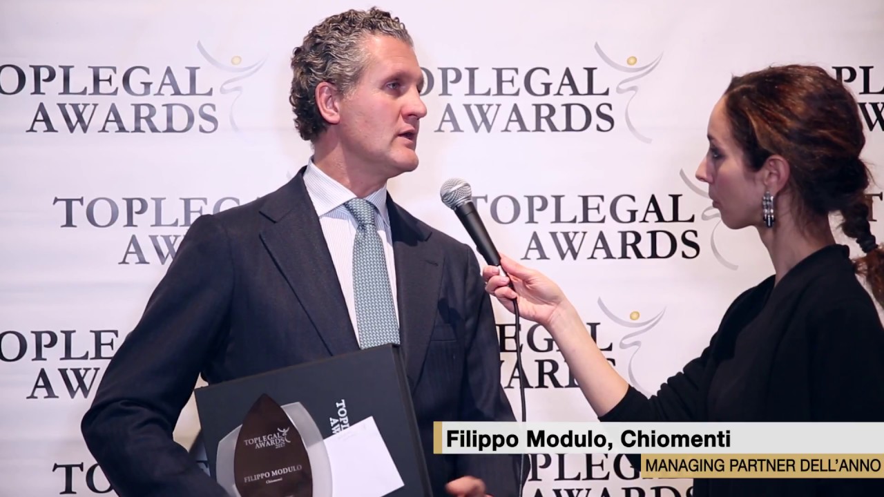 Filippo Modulo, Chiomenti  - TopLegal Awards 2017