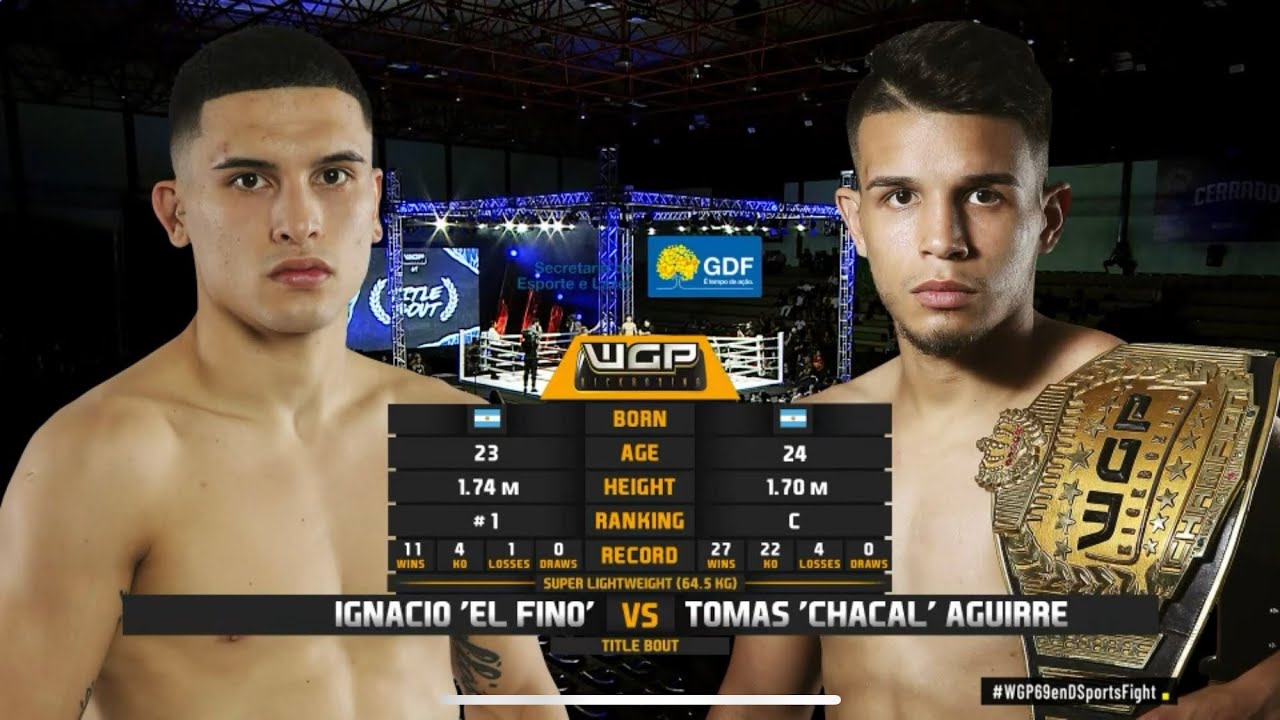 WGP 69 - Tomás “chacal” aguirre vs Ignacio “el fino” - defensa título WGP