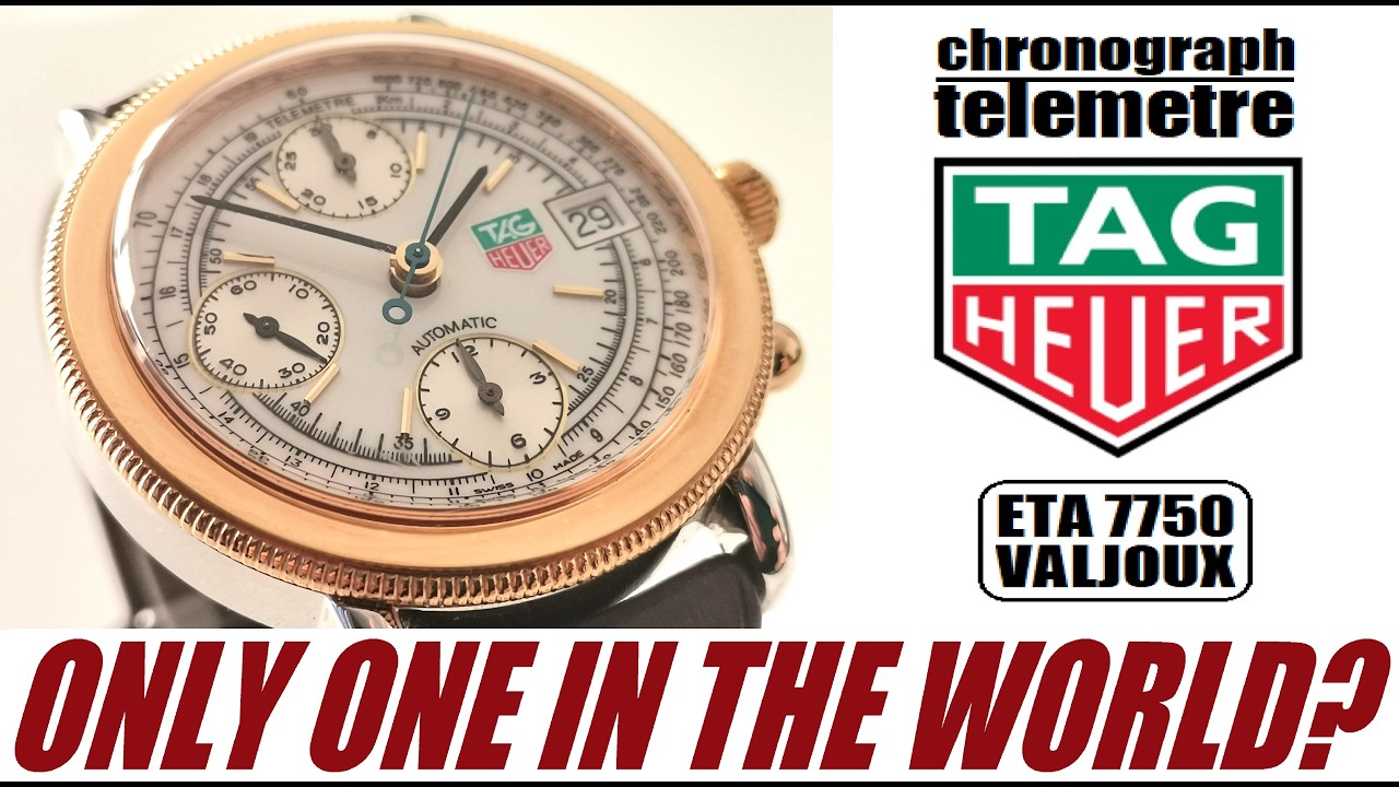 TAG HEUER AUTOMATIC VINTAGE/ TELEMETRE/ CHRONOGRAPH - ETA 7750 VALJOUX