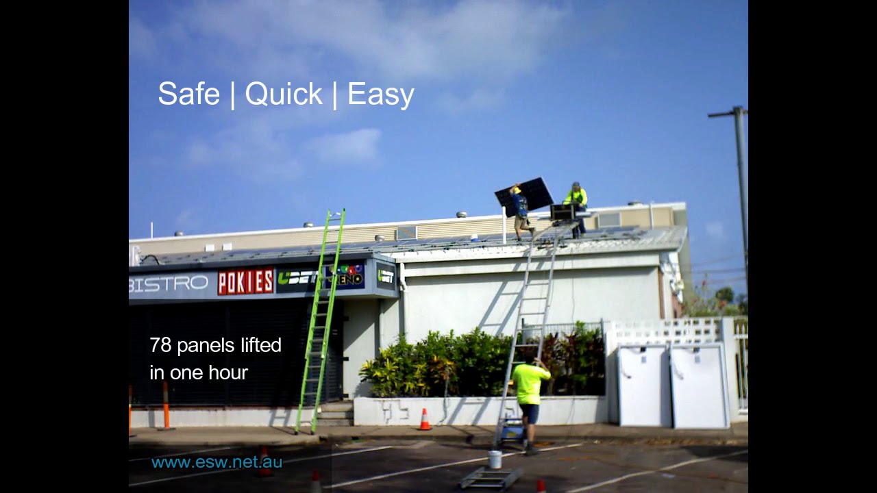 GEDA SolarLift - Solar Panel Lifter - 78 panels in 1 hour