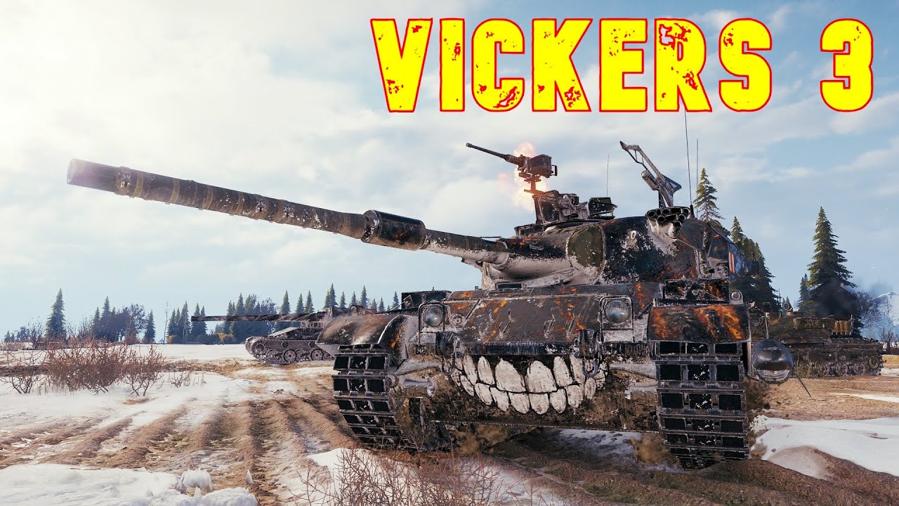World of Tanks Vickers MBT Mk. 3 - 3 Kills 10,8K Damage