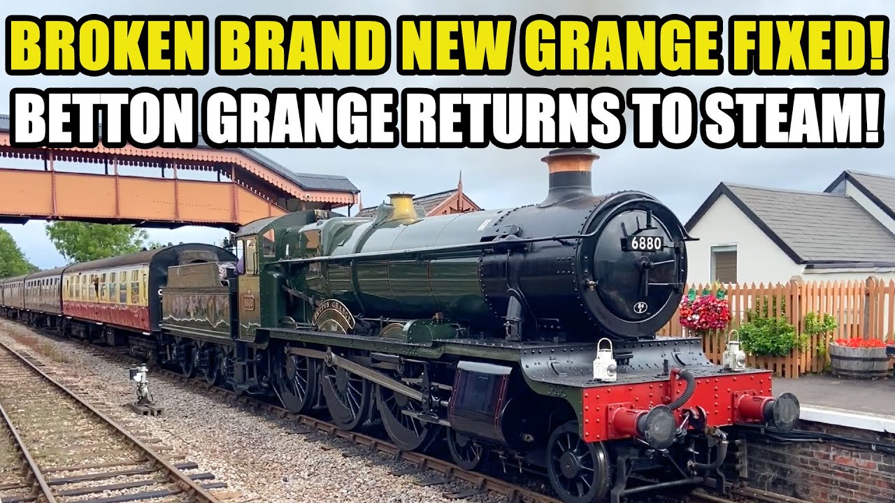 6880 BETTON GRANGE RETURNS TO TRAFFIC following REPAIRS! + DMU out and about on DRIVER TRAINING!