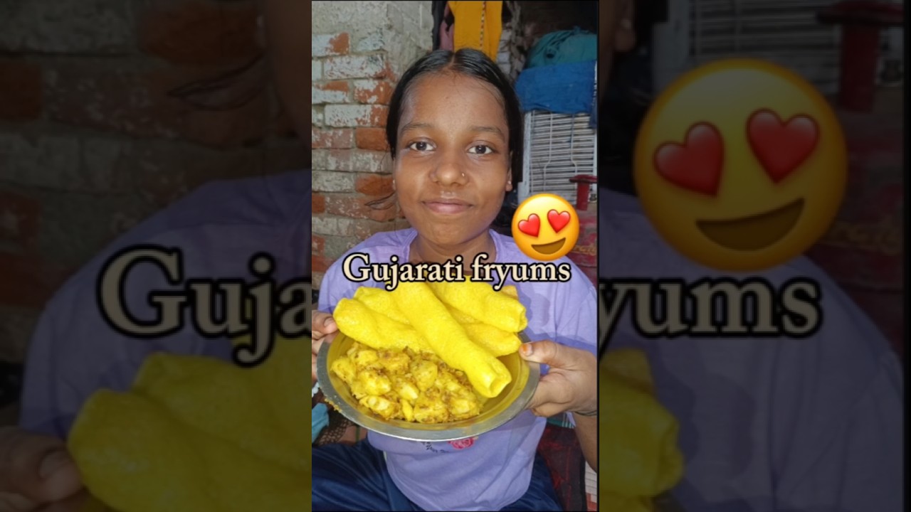 Gujarati Potato fryums 😍 #shorts  #minivlog