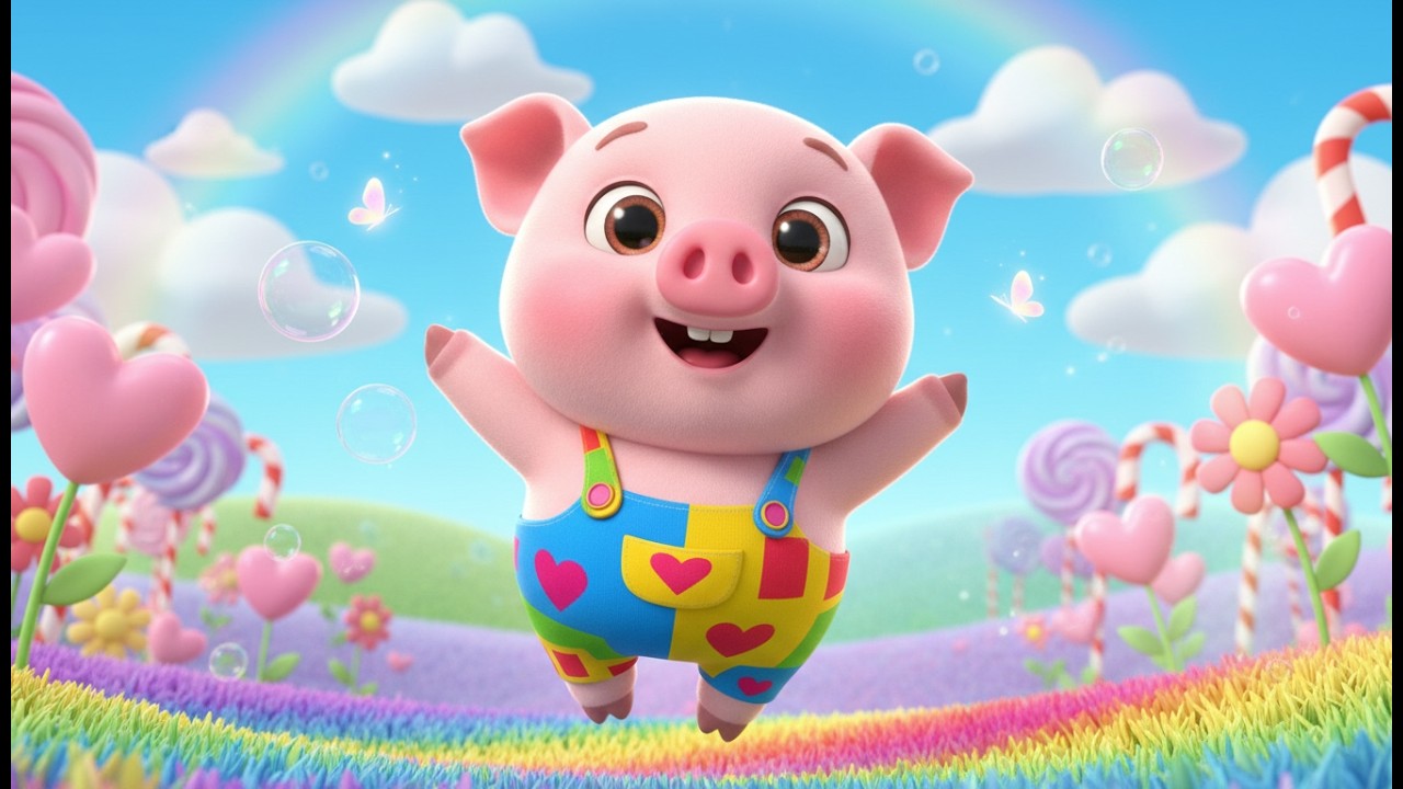 Le Petit Cochon Joyeux 🐷 | Chanson Enfants | Musique Éducative 2–6 Ans