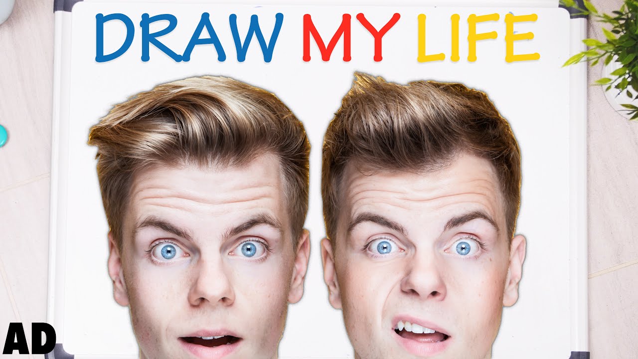 TWINS DRAW MY LIFE | NikiNSammy