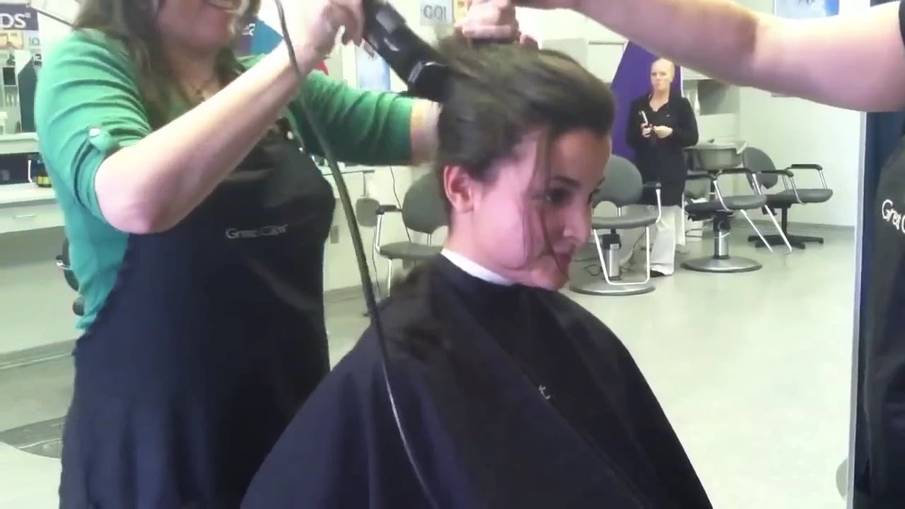 Catie Shaves Her Head