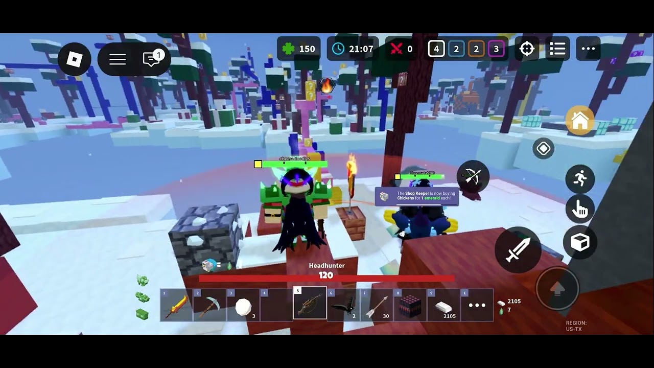 Playing bedwars using the taliyah kit⚔️